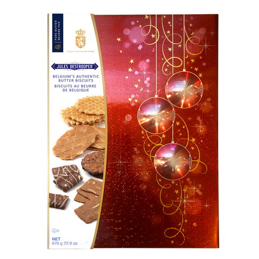 Jules Destrooper Belgian Butter Biscuits - Red Box (650g) - LemonSalt