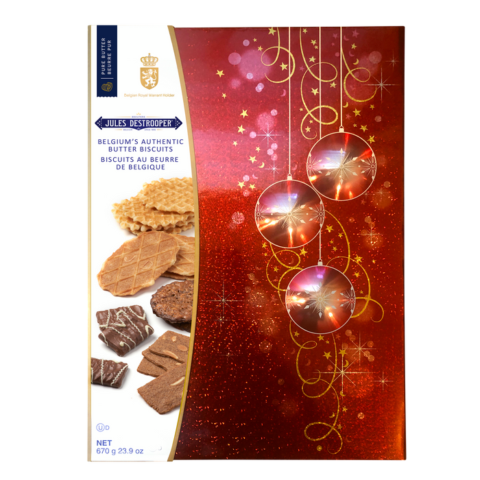Jules Destrooper Belgian Butter Biscuits - Red Box (650g) - LemonSalt