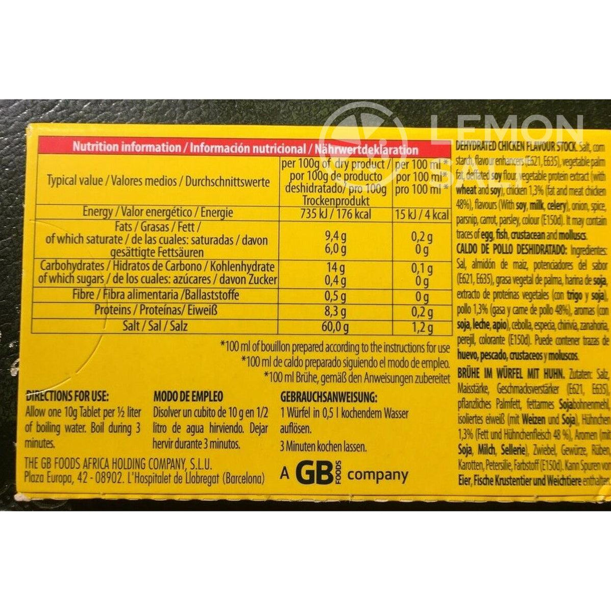 Jumbo Chicken Bouillon Cubes (80g) Herbs, Spices & Seasonings Buy