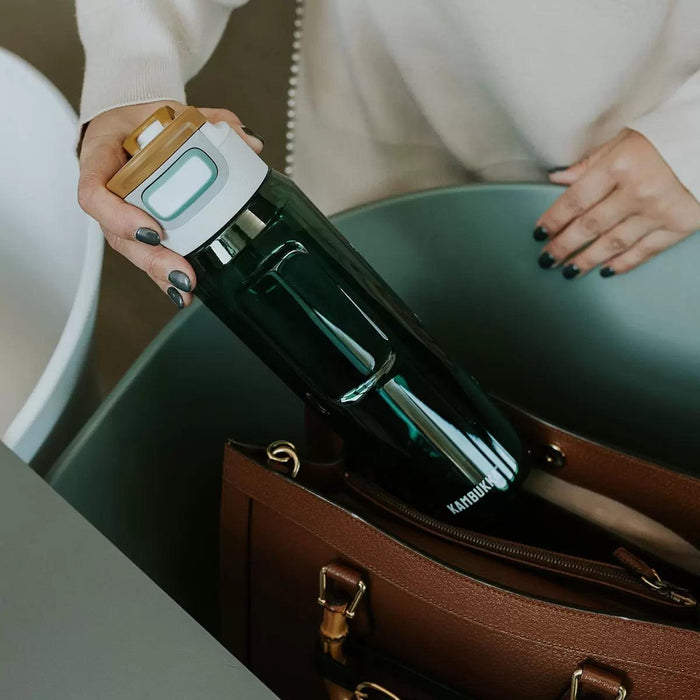 Kambukka Elton 1L Tritan Water Bottle 2 Pack - Grey/Green - LemonSalt