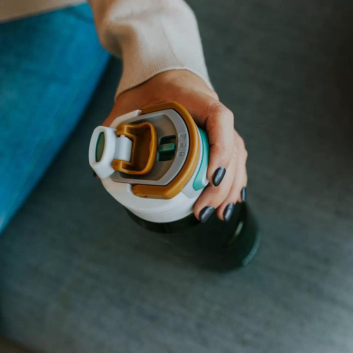 Kambukka Elton 1L Tritan Water Bottle 2 Pack - Grey/Green - LemonSalt