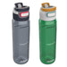 Kambukka Elton 1L Tritan Water Bottle 2 Pack - Grey/Green - LemonSalt