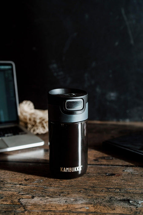 Kambukka Etna 3 in 1 lid Travel Mug 300 ML - Pitch Black