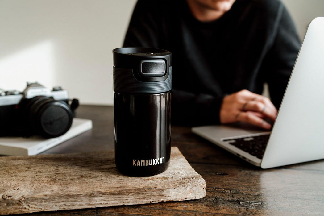 Kambukka Etna 3 in 1 lid Travel Mug 300 ML - Pitch Black