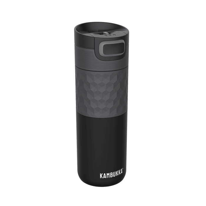 Kambukka Etna 3 in 1 lid Travel Mug 500 ML - Black Steel