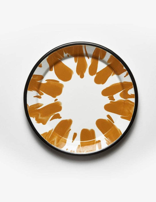 Kapka - A Little Colour Enamel Plate: Turquoise Green (12cm) - LemonSalt