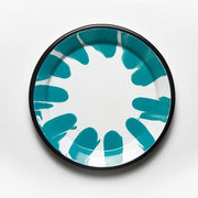 Kapka - A Little Colour Enamel Plate: Turquoise Green (12cm)