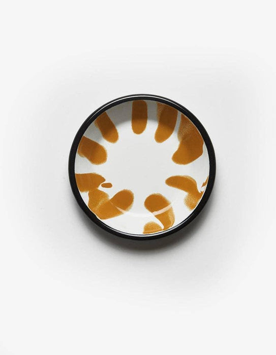 Kapka - A Little Colour Round Enamel Meze Plate - Turquoise Green (12cm) - LemonSalt