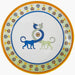 kapka-cosmogenesis-serpopard-yellow-enamel-plate-25cm-lemonsalt-91202