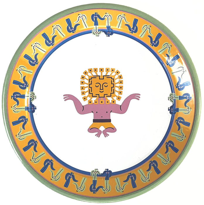 kapka-cosmogenesis-sun-king-green-enamel-plate-25cm-lemonsalt-14731