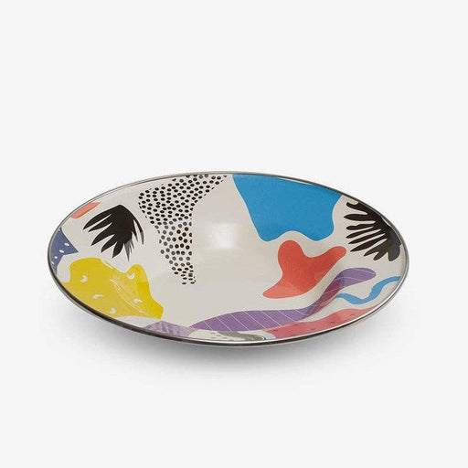 Kapka - Flashback Big Enamel Fruit Plate (30cm) - LemonSalt