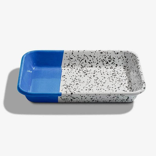 Kapka - Mind-Pop Enamel Serving Tray - Cobalt Blue (26cm) - LemonSalt