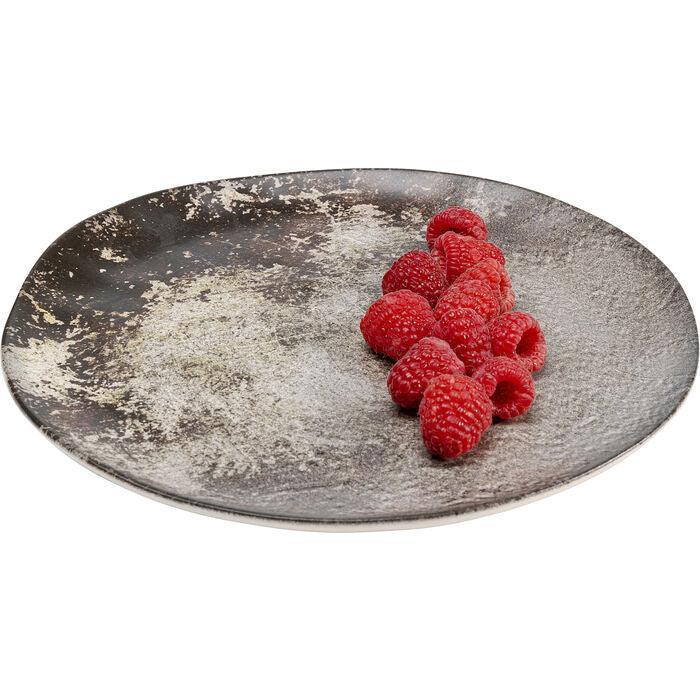 Kare Design - Plate Savannah Brown/Grey Matt 20cm (set of 4)