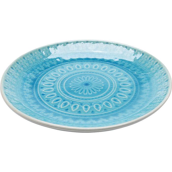 Kare Design - Plate Sicilia Blue Ø21cm | {{ collection.title }}