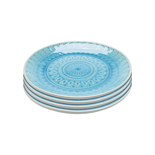 Kare Design - Plate Sicilia Blue Ø21cm (set of 4) | {{ collection.title }}