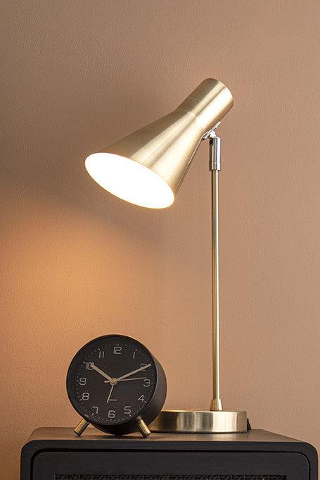 Karlsson Alarm Clock Lofty Metal Matt - Black - LemonSalt