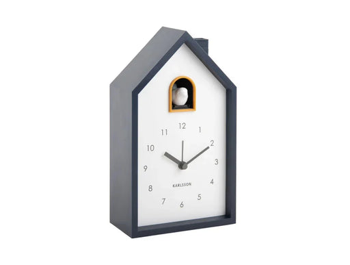 Karlsson Alarm Clock Modern Cuckoo - Blue - LemonSalt