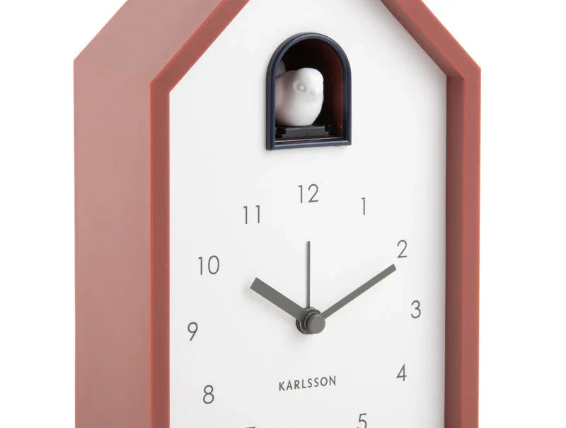 karlsson-alarm-clock-modern-cuckoo-red-ochre-lemonsalt-32342