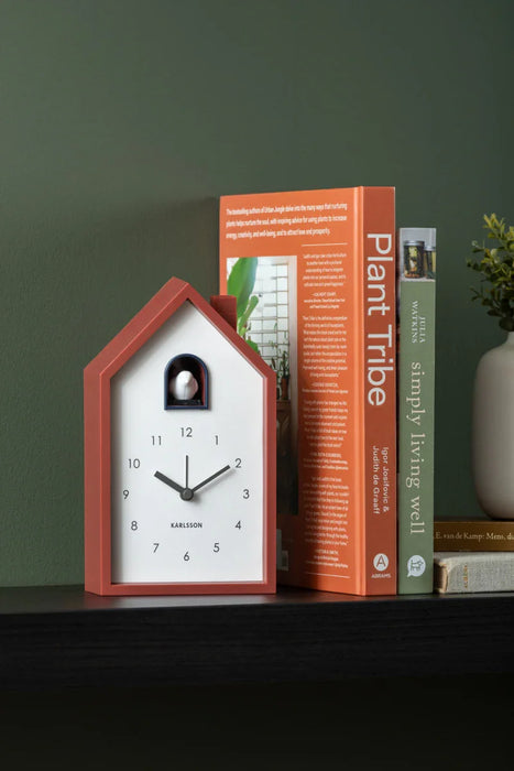 karlsson-alarm-clock-modern-cuckoo-red-ochre-lemonsalt-40474