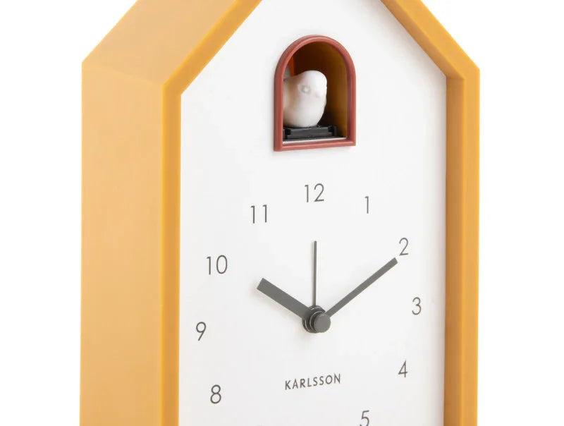 karlsson-alarm-clock-modern-cuckoo-yellow-ochre-lemonsalt-11346