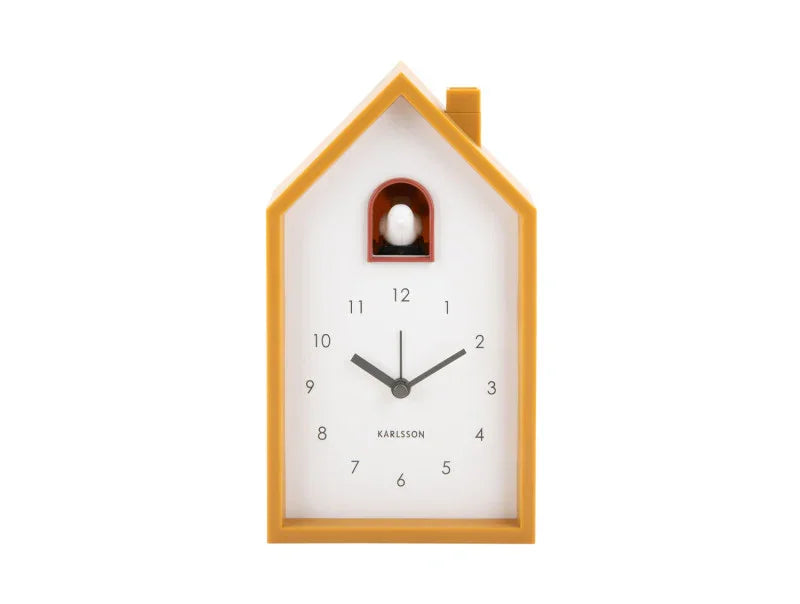 karlsson-alarm-clock-modern-cuckoo-yellow-ochre-lemonsalt-18847