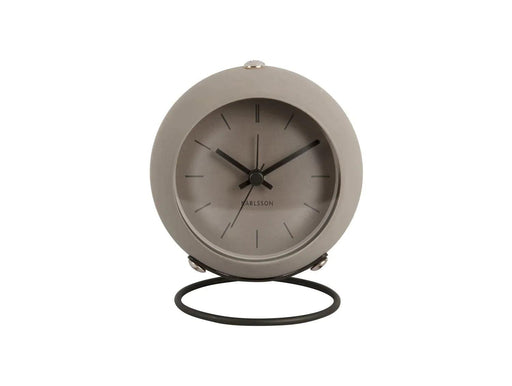 Karlsson Alarm Clock - Nirvana Globe - Warm grey - LemonSalt