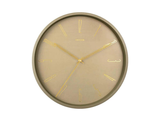 Karlsson Belle Numbers Wall Clock 35cm - Moss Green | {{ collection.title }}