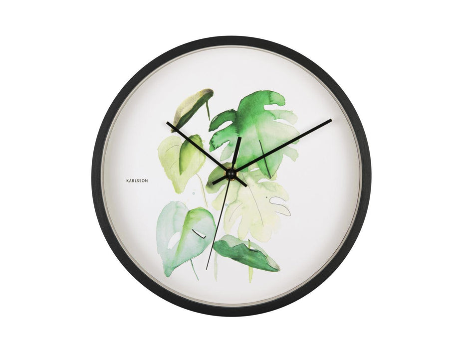 Karlsson Botanical Monstera Wall Clock