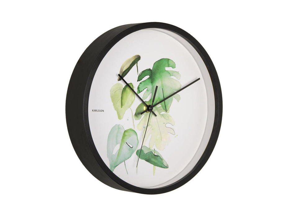 Karlsson Botanical Monstera Wall Clock