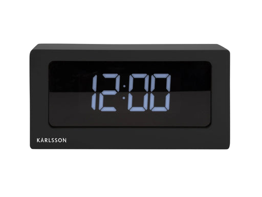 Karlsson Boxed LED Alarm Clock - Black - LemonSalt