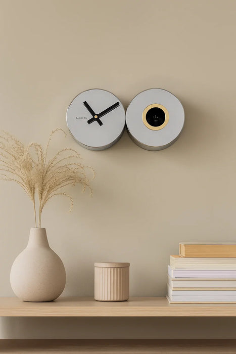 karlsson-duo-cuckoo-wall-clock-chrome-plated-lemonsalt-38001
