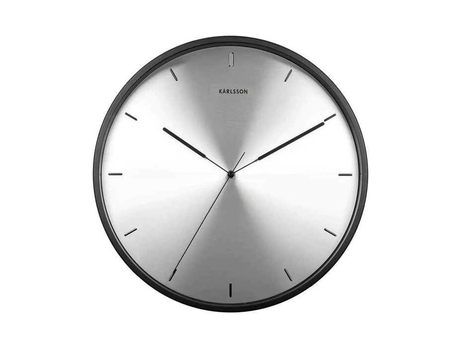 Karlsson 'FINESSE' Wall Clock - Nickel