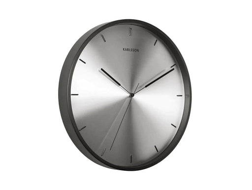 Karlsson 'FINESSE' Wall Clock - Nickel - LemonSalt