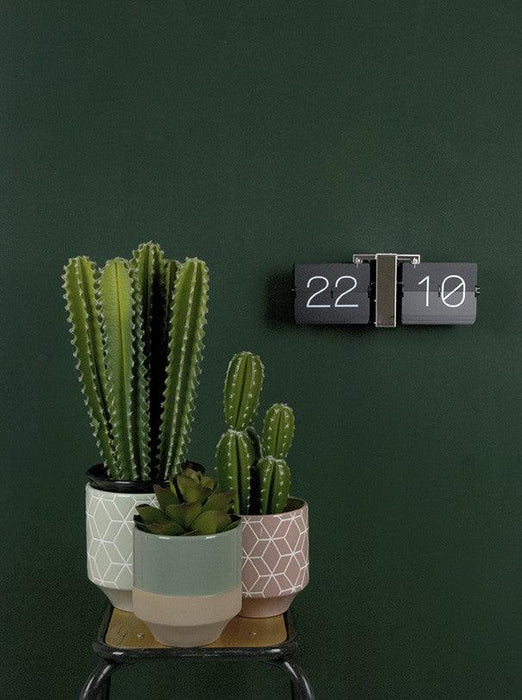 Karlsson Flip Clock No Case Mini Warm Gray / black Clocks Buy