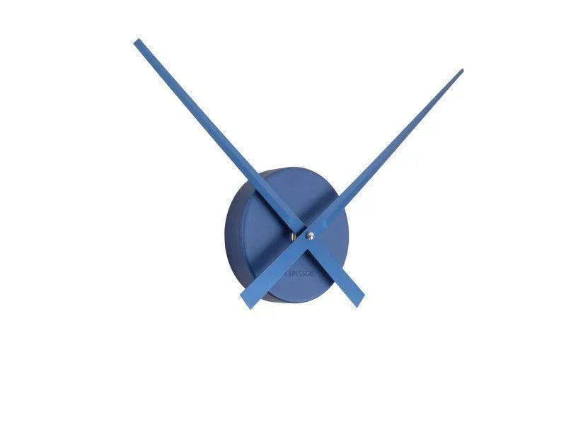 Karlsson Little Big Time Mini Wall Clock - Metallic Dark Blue - LemonSalt