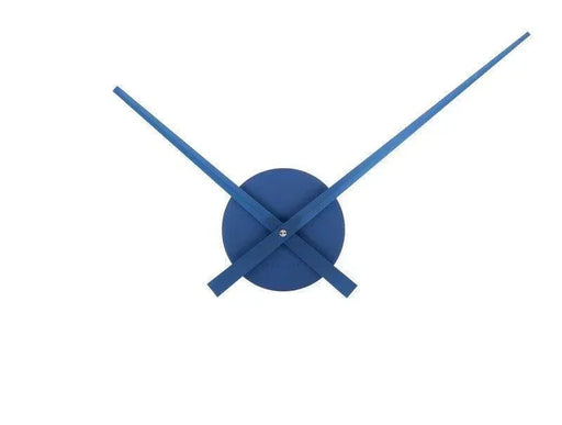 Karlsson Little Big Time Mini Wall Clock - Metallic Dark Blue - LemonSalt