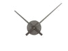 Karlsson Little Big Time Mini Wall Clock - Metallic Dark Grey - LemonSalt