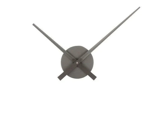 Karlsson Little Big Time Mini Wall Clock - Metallic Dark Grey - LemonSalt