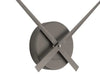 Karlsson Little Big Time Mini Wall Clock - Metallic Dark Grey - LemonSalt