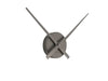 Karlsson Little Big Time Mini Wall Clock - Metallic Dark Grey - LemonSalt