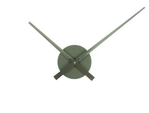 Karlsson Little Big Time Mini Wall Clock - Metallic Jungle Green - LemonSalt