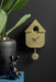 Karlsson Modern Cuckoo Wall Clock - Metallic Gold - LemonSalt