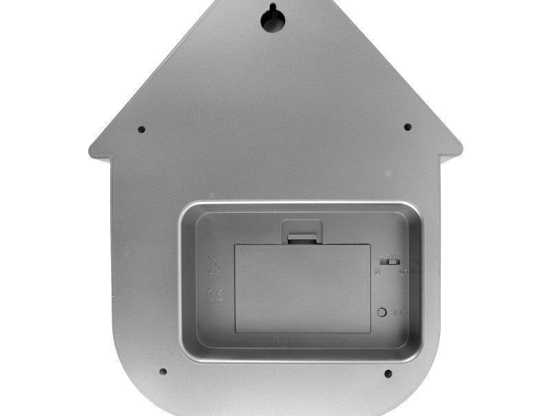 karlsson-modern-cuckoo-wall-clock-metallic-silver-lemonsalt-25351
