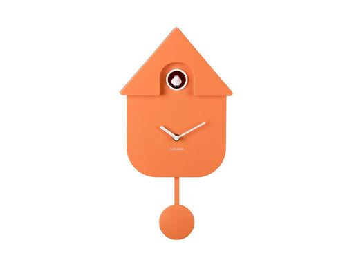 Karlsson Modern Cuckoo Wall Clock - Soft Orange | {{ collection.title }}