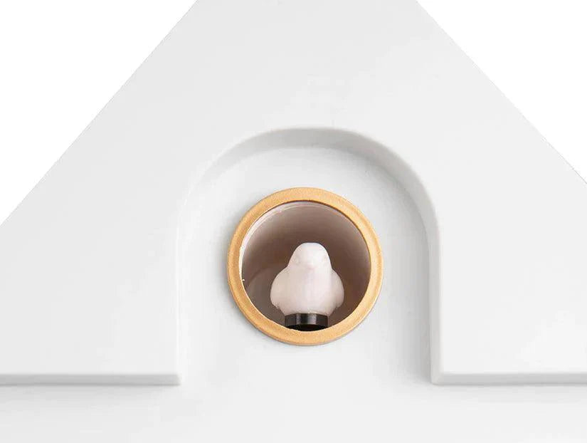 Karlsson Modern Cuckoo Wall Clock - White