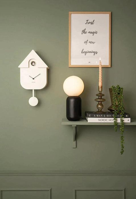 Karlsson Modern Cuckoo Wall Clock - White | {{ collection.title }}
