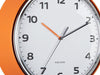 Karlsson Modern Retro Wall Clock - Bright Orange - LemonSalt