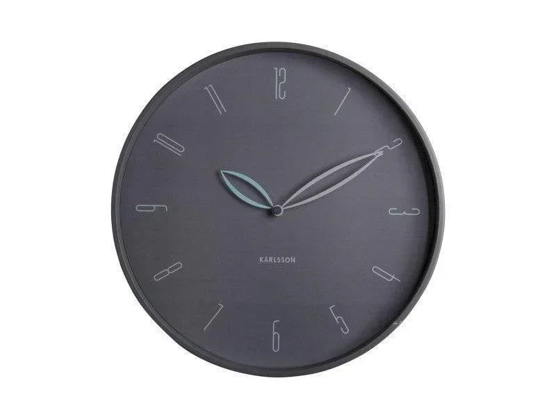 Karlsson Petals Wall Clock - Dark Grey - LemonSalt