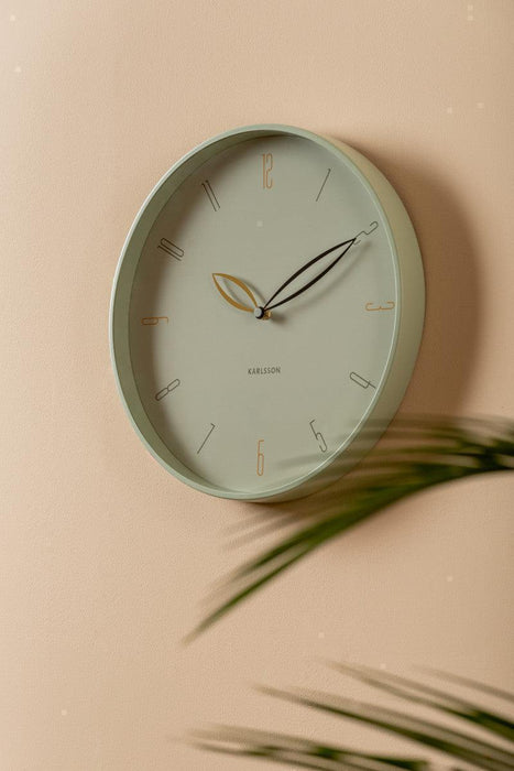 Karlsson Petals Wall Clock - Grayed Jade - LemonSalt