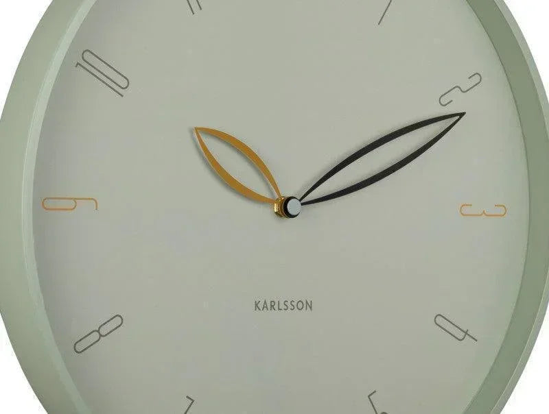 Karlsson Petals Wall Clock - Grayed Jade - LemonSalt